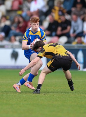 020526 - Penallta v Talywain, U18s Boys Club Bowl Final - Penallta, blue kit, take on Talywain in the U18s Boys Club Bowl Final