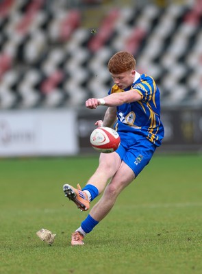 020526 - Penallta v Talywain, U18s Boys Club Bowl Final - Penallta, blue kit, take on Talywain in the U18s Boys Club Bowl Final