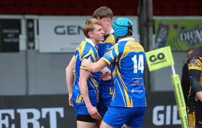 020526 - Penallta v Talywain, U18s Boys Club Bowl Final - Penallta, blue kit, take on Talywain in the U18s Boys Club Bowl Final