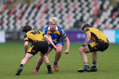 020526 - Penallta v Talywain, U18s Boys Club Bowl Final - Penallta, blue kit, take on Talywain in the U18s Boys Club Bowl Final