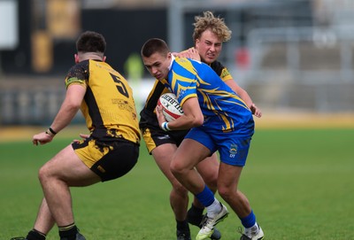 020526 - Penallta v Talywain, U18s Boys Club Bowl Final - Penallta, blue kit, take on Talywain in the U18s Boys Club Bowl Final
