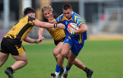 020526 - Penallta v Talywain, U18s Boys Club Bowl Final - Penallta, blue kit, take on Talywain in the U18s Boys Club Bowl Final
