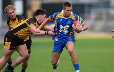 020526 - Penallta v Talywain, U18s Boys Club Bowl Final - Penallta, blue kit, take on Talywain in the U18s Boys Club Bowl Final