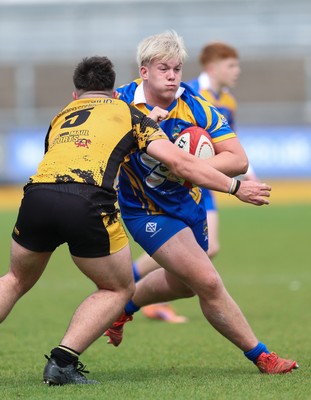 020526 - Penallta v Talywain, U18s Boys Club Bowl Final - Penallta, blue kit, take on Talywain in the U18s Boys Club Bowl Final
