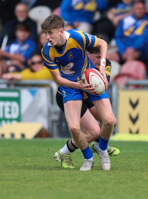 020526 - Penallta v Talywain, U18s Boys Club Bowl Final - Penallta, blue kit, take on Talywain in the U18s Boys Club Bowl Final