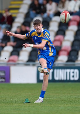 020526 - Penallta v Talywain, U18s Boys Club Bowl Final - Penallta, blue kit, take on Talywain in the U18s Boys Club Bowl Final