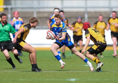 020526 - Penallta v Talywain, U18s Boys Club Bowl Final - Penallta, blue kit, take on Talywain in the U18s Boys Club Bowl Final
