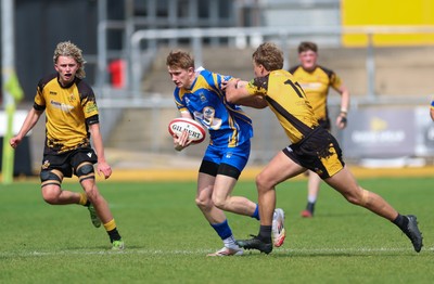 020526 - Penallta v Talywain, U18s Boys Club Bowl Final - Penallta, blue kit, take on Talywain in the U18s Boys Club Bowl Final
