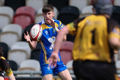 020526 - Penallta v Talywain, U18s Boys Club Bowl Final - Penallta, blue kit, take on Talywain in the U18s Boys Club Bowl Final