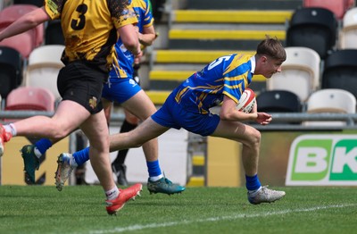 020526 - Penallta v Talywain, U18s Boys Club Bowl Final - Penallta, blue kit, take on Talywain in the U18s Boys Club Bowl Final