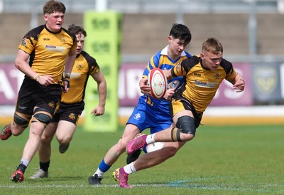 020526 - Penallta v Talywain, U18s Boys Club Bowl Final - Penallta, blue kit, take on Talywain in the U18s Boys Club Bowl Final