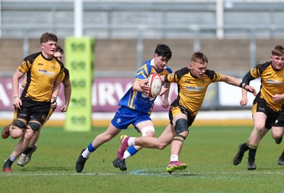 020526 - Penallta v Talywain, U18s Boys Club Bowl Final - Penallta, blue kit, take on Talywain in the U18s Boys Club Bowl Final