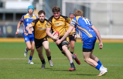 020526 - Penallta v Talywain, U18s Boys Club Bowl Final - Penallta, blue kit, take on Talywain in the U18s Boys Club Bowl Final