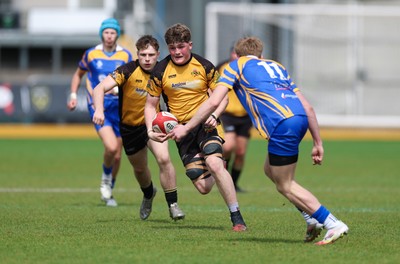 020526 - Penallta v Talywain, U18s Boys Club Bowl Final - Penallta, blue kit, take on Talywain in the U18s Boys Club Bowl Final