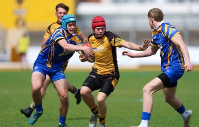020526 - Penallta v Talywain, U18s Boys Club Bowl Final - Penallta, blue kit, take on Talywain in the U18s Boys Club Bowl Final