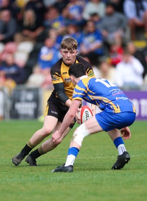 020526 - Penallta v Talywain, U18s Boys Club Bowl Final - Penallta, blue kit, take on Talywain in the U18s Boys Club Bowl Final