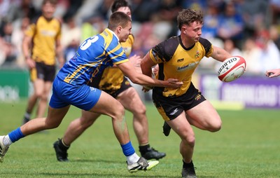 020526 - Penallta v Talywain, U18s Boys Club Bowl Final - Penallta, blue kit, take on Talywain in the U18s Boys Club Bowl Final