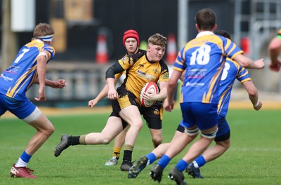 020526 - Penallta v Talywain, U18s Boys Club Bowl Final - Penallta, blue kit, take on Talywain in the U18s Boys Club Bowl Final