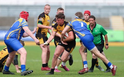 020526 - Penallta v Talywain, U18s Boys Club Bowl Final - Penallta, blue kit, take on Talywain in the U18s Boys Club Bowl Final