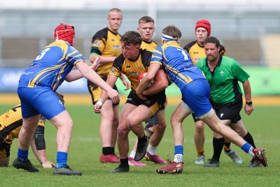 020526 - Penallta v Talywain, U18s Boys Club Bowl Final - Penallta, blue kit, take on Talywain in the U18s Boys Club Bowl Final
