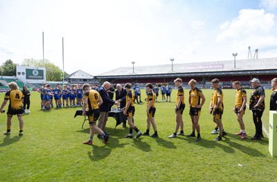 020526 - Penallta v Talywain, U18s Boys Club Bowl Final - Penallta, blue kit, take on Talywain in the U18s Boys Club Bowl Final