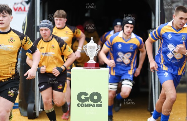 020526 - Penallta v Talywain, U18s Boys Club Bowl Final - Penallta, blue kit, take on Talywain in the U18s Boys Club Bowl Final