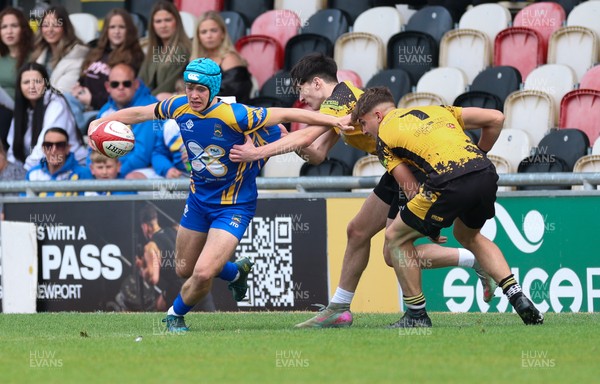 020526 - Penallta v Talywain, U18s Boys Club Bowl Final - Penallta, blue kit, take on Talywain in the U18s Boys Club Bowl Final