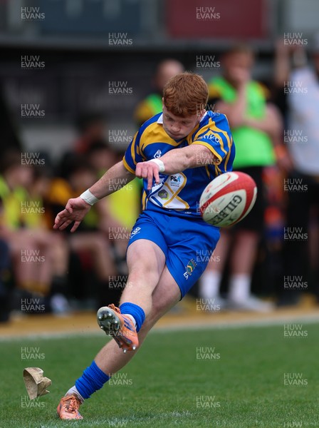 020526 - Penallta v Talywain, U18s Boys Club Bowl Final - Penallta, blue kit, take on Talywain in the U18s Boys Club Bowl Final