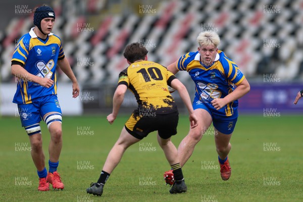 020526 - Penallta v Talywain, U18s Boys Club Bowl Final - Penallta, blue kit, take on Talywain in the U18s Boys Club Bowl Final