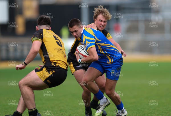 020526 - Penallta v Talywain, U18s Boys Club Bowl Final - Penallta, blue kit, take on Talywain in the U18s Boys Club Bowl Final