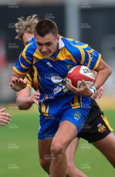 020526 - Penallta v Talywain, U18s Boys Club Bowl Final - Penallta, blue kit, take on Talywain in the U18s Boys Club Bowl Final