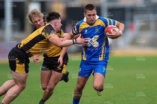 020526 - Penallta v Talywain, U18s Boys Club Bowl Final - Penallta, blue kit, take on Talywain in the U18s Boys Club Bowl Final