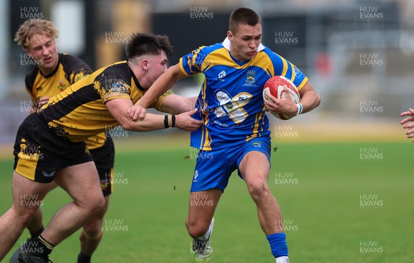 020526 - Penallta v Talywain, U18s Boys Club Bowl Final - Penallta, blue kit, take on Talywain in the U18s Boys Club Bowl Final