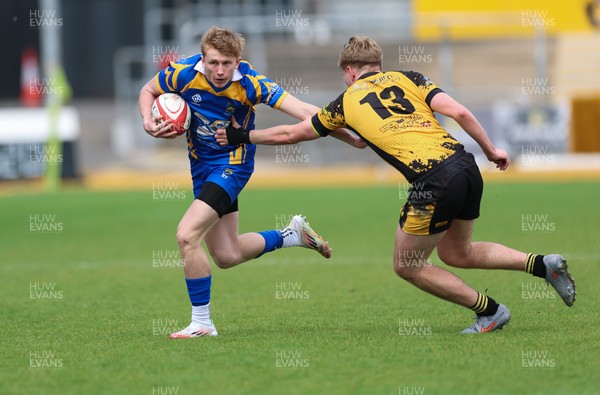 020526 - Penallta v Talywain, U18s Boys Club Bowl Final - Penallta, blue kit, take on Talywain in the U18s Boys Club Bowl Final