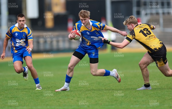 020526 - Penallta v Talywain, U18s Boys Club Bowl Final - Penallta, blue kit, take on Talywain in the U18s Boys Club Bowl Final