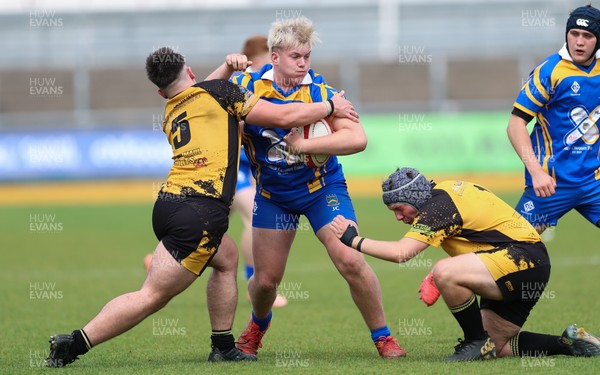 020526 - Penallta v Talywain, U18s Boys Club Bowl Final - Penallta, blue kit, take on Talywain in the U18s Boys Club Bowl Final