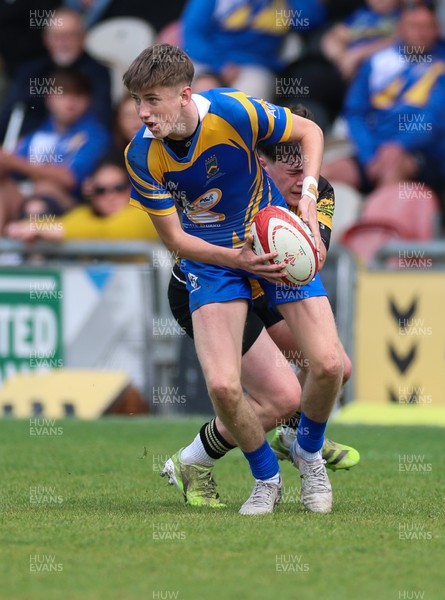 020526 - Penallta v Talywain, U18s Boys Club Bowl Final - Penallta, blue kit, take on Talywain in the U18s Boys Club Bowl Final