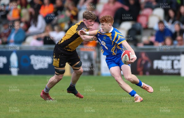 020526 - Penallta v Talywain, U18s Boys Club Bowl Final - Penallta, blue kit, take on Talywain in the U18s Boys Club Bowl Final