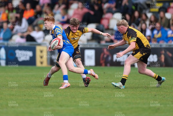 020526 - Penallta v Talywain, U18s Boys Club Bowl Final - Penallta, blue kit, take on Talywain in the U18s Boys Club Bowl Final