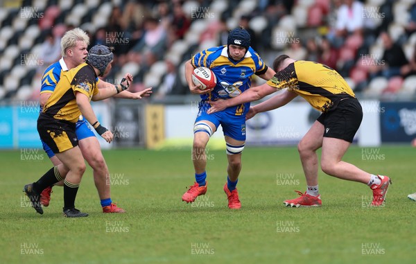 020526 - Penallta v Talywain, U18s Boys Club Bowl Final - Penallta, blue kit, take on Talywain in the U18s Boys Club Bowl Final
