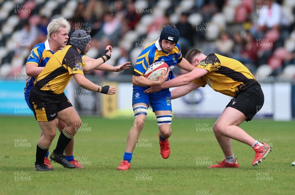 020526 - Penallta v Talywain, U18s Boys Club Bowl Final - Penallta, blue kit, take on Talywain in the U18s Boys Club Bowl Final