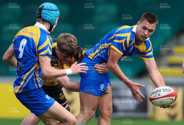 020526 - Penallta v Talywain, U18s Boys Club Bowl Final - Penallta, blue kit, take on Talywain in the U18s Boys Club Bowl Final