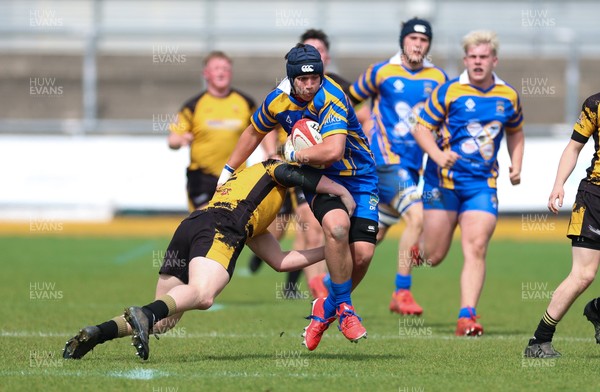 020526 - Penallta v Talywain, U18s Boys Club Bowl Final - Penallta, blue kit, take on Talywain in the U18s Boys Club Bowl Final