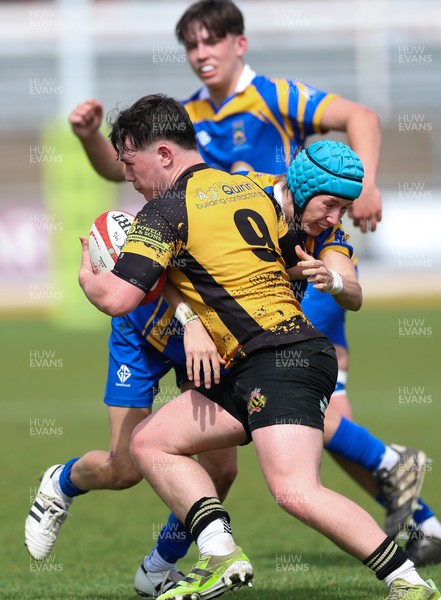 020526 - Penallta v Talywain, U18s Boys Club Bowl Final - Penallta, blue kit, take on Talywain in the U18s Boys Club Bowl Final
