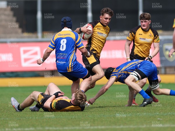 020526 - Penallta v Talywain, U18s Boys Club Bowl Final - Penallta, blue kit, take on Talywain in the U18s Boys Club Bowl Final
