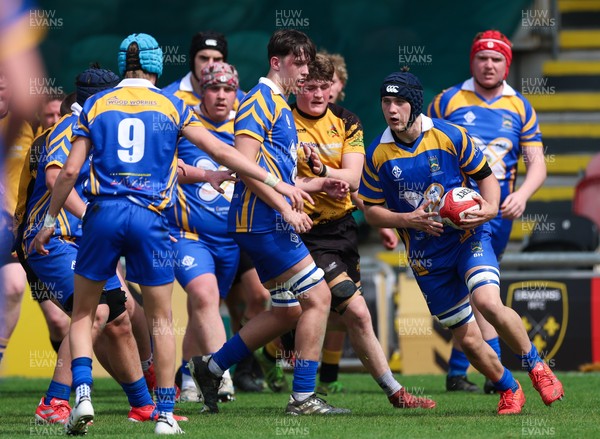 020526 - Penallta v Talywain, U18s Boys Club Bowl Final - Penallta, blue kit, take on Talywain in the U18s Boys Club Bowl Final