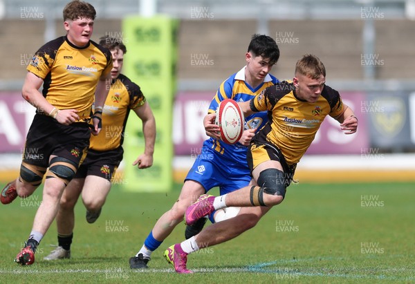 020526 - Penallta v Talywain, U18s Boys Club Bowl Final - Penallta, blue kit, take on Talywain in the U18s Boys Club Bowl Final