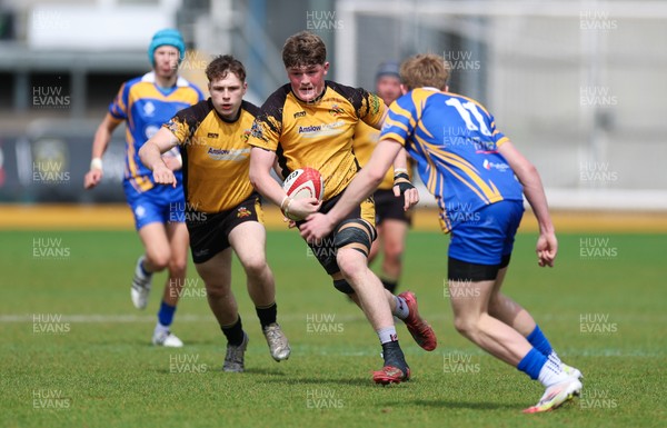 020526 - Penallta v Talywain, U18s Boys Club Bowl Final - Penallta, blue kit, take on Talywain in the U18s Boys Club Bowl Final