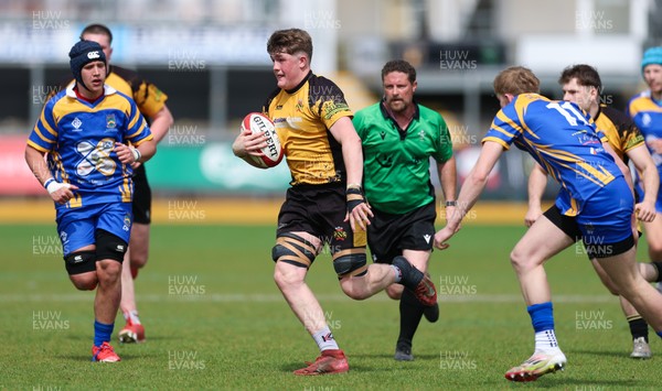 020526 - Penallta v Talywain, U18s Boys Club Bowl Final - Penallta, blue kit, take on Talywain in the U18s Boys Club Bowl Final