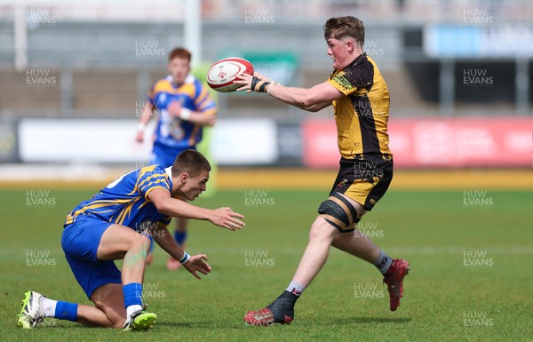 020526 - Penallta v Talywain, U18s Boys Club Bowl Final - Penallta, blue kit, take on Talywain in the U18s Boys Club Bowl Final